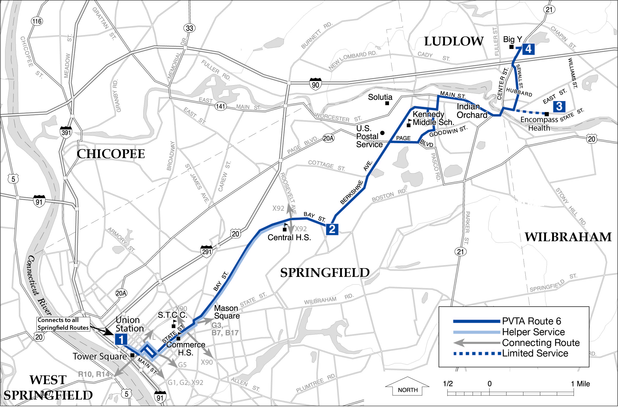 PVTA Route Maps